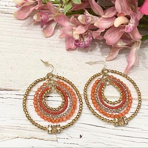 Boho Style Beaded Earrings